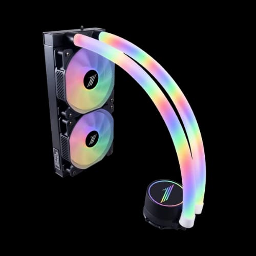 1stplayer mt 240 mothra argb liquid cpu cooler black 2