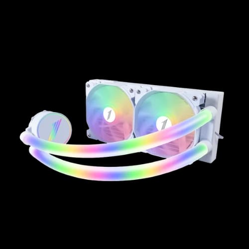 1stplayer mt 240 mothra argb liquid cpu cooler white 2