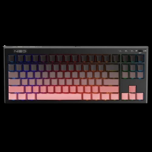 1stplayer neo87 wireless rose nebula mechanical keyboard