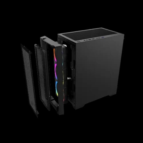 1stplayer t4 black m atx gaming casing 4
