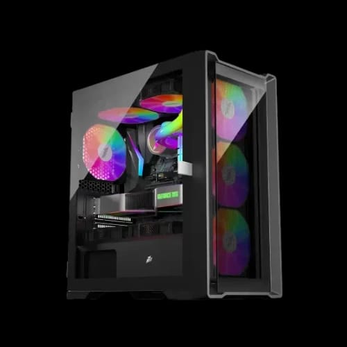 1stplayer t4 black m atx gaming casing