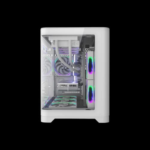 1stplayer uv6 m atx mid tower gaming casing white 2