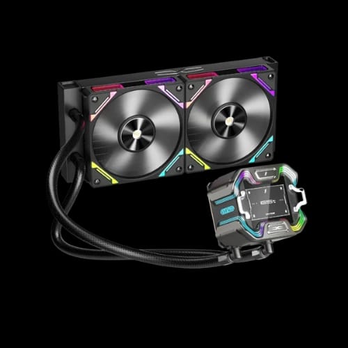 1stplayer x 240 argb liquid cpu cooler black 3