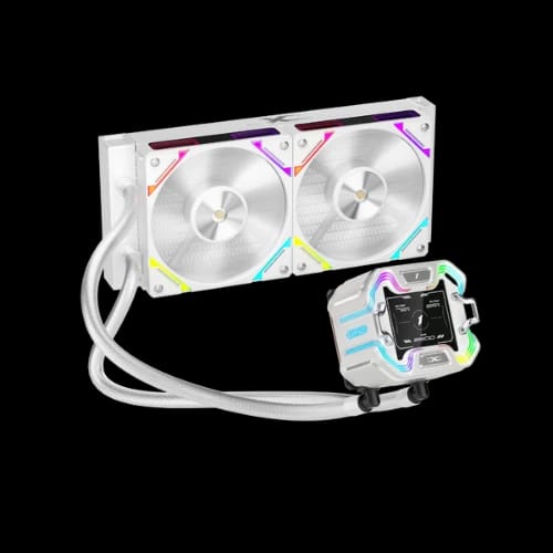 1stplayer x 240 argb liquid cpu cooler white 3