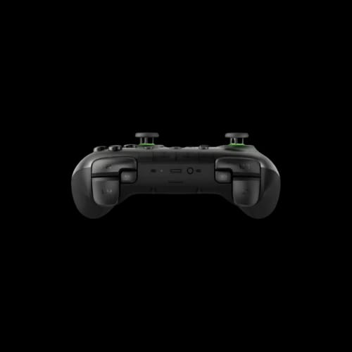 8bitdo ultimate 2c tri mode gaming controller transparent black buttons
