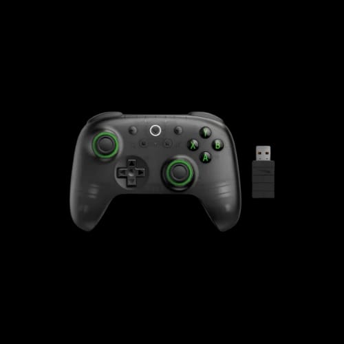 8bitdo ultimate 2c tri mode gaming controller transparent black dongole
