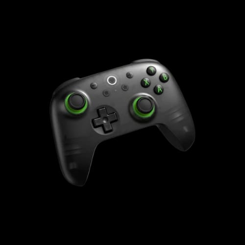 8bitdo ultimate 2c tri mode gaming controller transparent black slide
