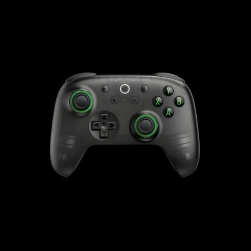 8bitdo ultimate 2c tri mode gaming controller transparent black