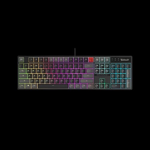 a4tech bloody b230n neon backlight gaming keyboard black