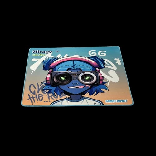 a4tech bloody bp 45w nyx mirage x savage gaming mouse pad front view