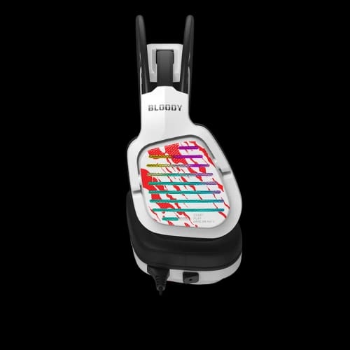 a4tech bloody g565 rgb backlight usb gaming headphone energy whiteright side
