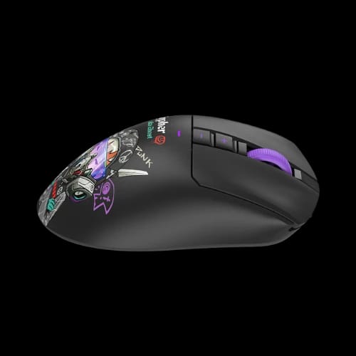 a4tech bloody r73 pro dual mode wireless gaming mouse cypher ghostright side