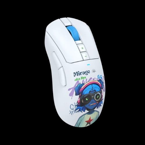 a4tech bloody r73 pro dual mode wireless gaming mouse nyx mirageleft side top view