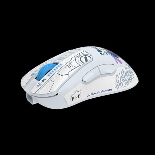 a4tech bloody r73 pro dual mode wireless gaming mouse nyx mirageleft sidewith sticker