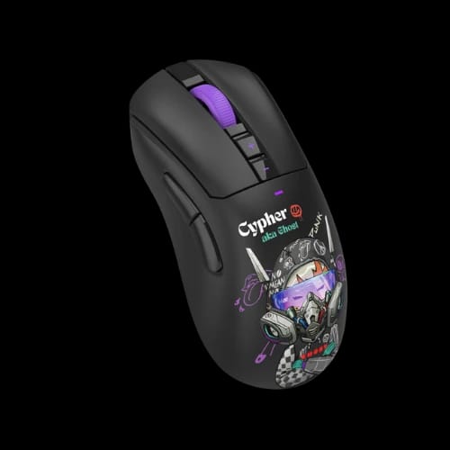 a4tech bloody r73 ultra duo dual mode wireless gaming mouse cypher ghosttop side