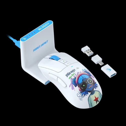 a4tech bloody r73 ultra duo dual mode wireless gaming mouse nyx miragemain
