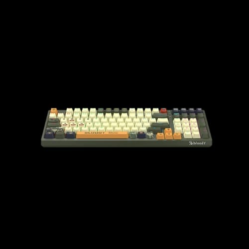 a4tech bloody s98 blms red switch rgb mechanical keyboard aviator front