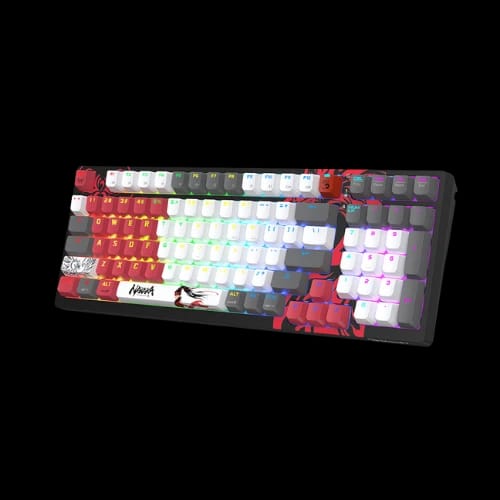 a4tech bloody ws98 tri mode wireless rgb mechanical keyboard narakaright angle