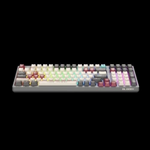 a4tech bloody ws98 tri mode wireless rgb mechanical keyboard pixel redbottom