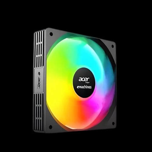 acer ac1267argb argb 120mm large airflow silent case cooling fan black main