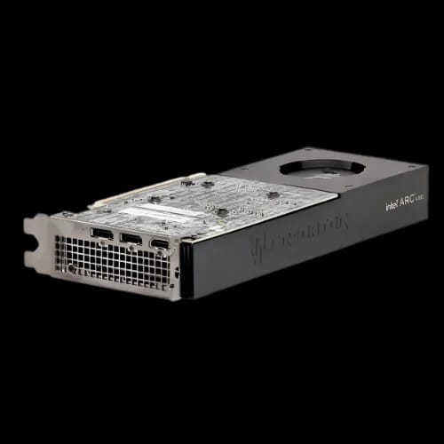 acer predator arc a380 6gb gddr6 graphics card side