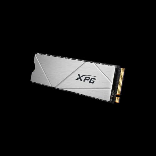 adata xpg gammix s60 512gb pcie gen4 x4 m2 2280 ssd tilted