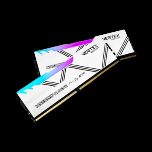 aitc kingsman vertex rgb 16x2gb 7200mhz gaming desktop ram white
