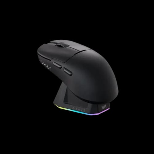 ajazz aj159 pro 8khz wireless gaming mouse with charging dock