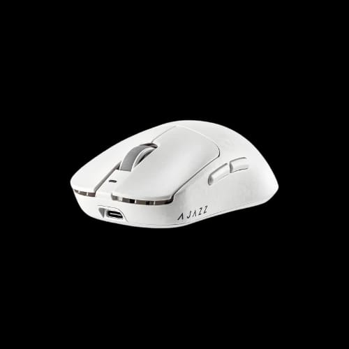 ajazz aj199 carbon fiber tri mode gaming mousewhitefront