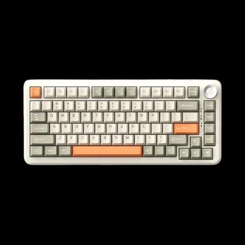 ajazz ak820 max plus tri mode 75 without screen rgb hot swap retro mechanical keyboard
