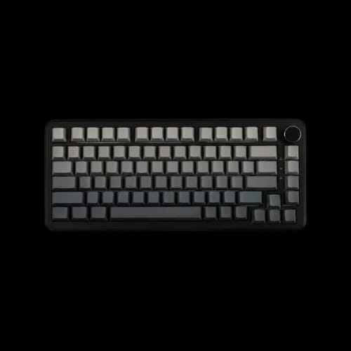 ajazz ak820 max plus tri mode gradient gray mechanical keyboard white birch switch