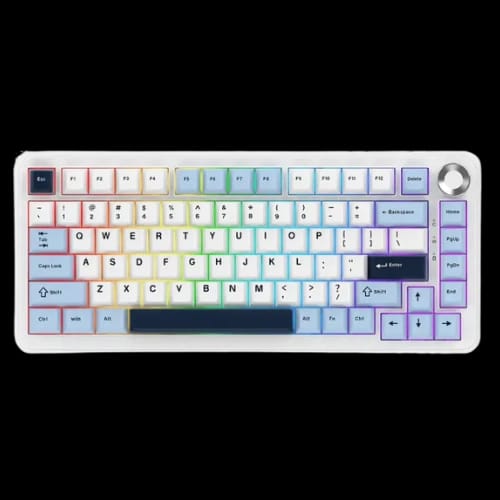 ajazz ak820 max rgb blue white dark blue daydream switch