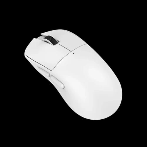 ajazz nj08 mc tri mode gaming mouse white handed side