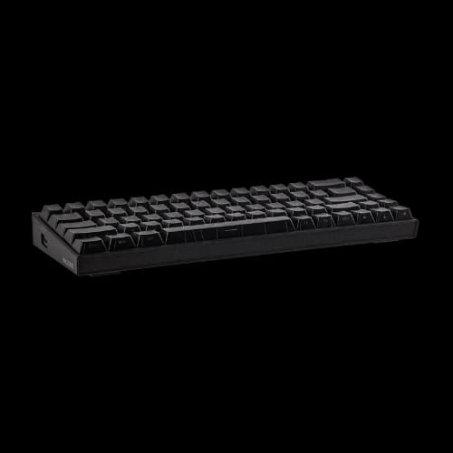 ajazz nk68 wired rgb hot swappable mechanical keyboard upper side view