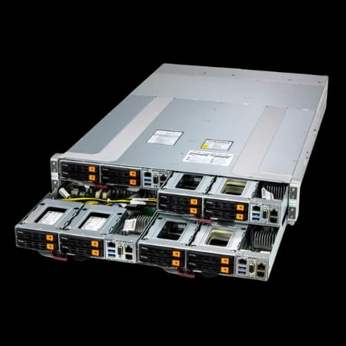 amd epyc 4 node rack server