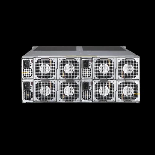 amd epyc 8 node rack server backside