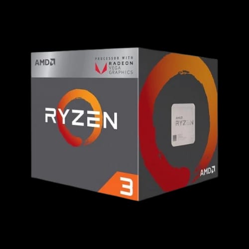 amd ryzen 3 2200g quad core processor with radeon vega 8 graphics