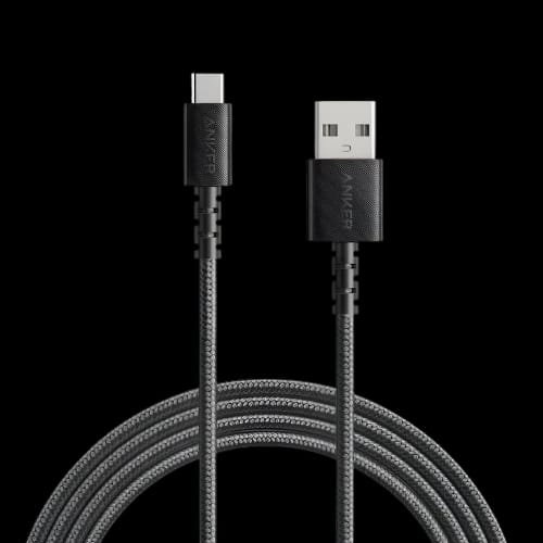 anker powerline select usb c to usb 20 cable black main