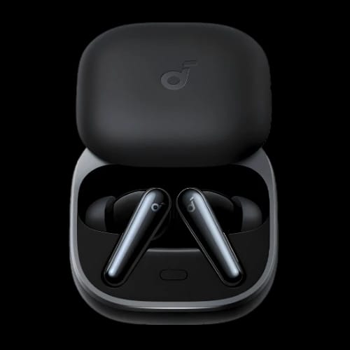 anker soundcore liberty 5 earbuds blackwith box