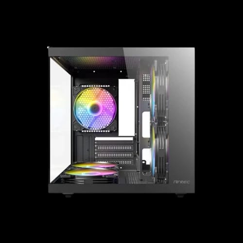 antec vcx20m argb m atx mini tower gaming casing angled