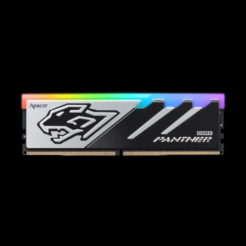 apacer panther 16gb 6000mhz ddr5 cl40 rgb gaming desktop ram