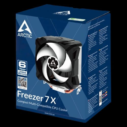 arctic freezer 7 x multi compatible air cpu cooler non rgb black 3
