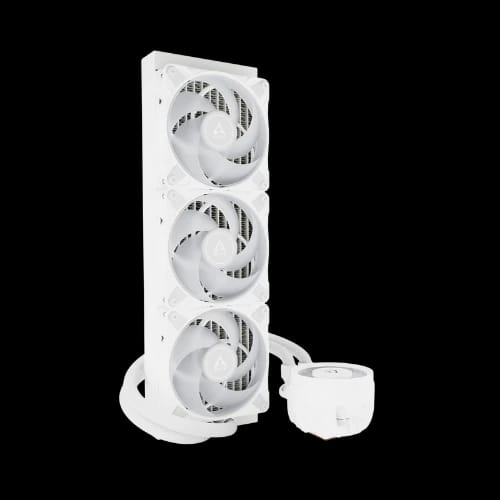arctic liquid freezer iii 360 a rgb aio cpu water cooler white 2