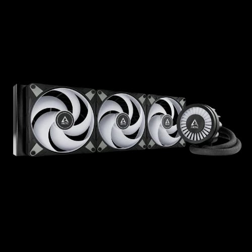 arctic liquid freezer iii 420 a rgb aio cpu water cooler black 2