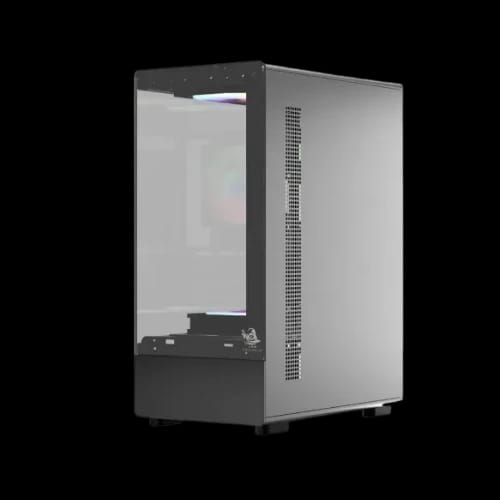 ars snow j 330 1 argb m atx mid tower desktop gaming case black 4