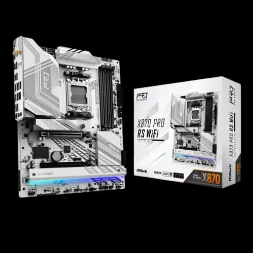 asrock x870 pro rs am5 wifi ddr5 atx motherboard
