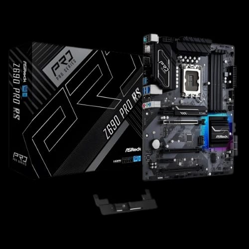 asrock z690 pro rs atx 12th gen intel motherboard main