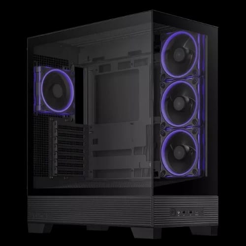 asus a31 plus atx mid tower gaming casing left
