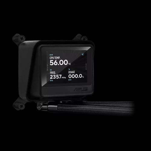 asus ayw gaming lc 360 argb lcd all in one liquid cpu cooler display