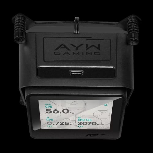 asus ayw gaming lc 360 argb lcd all in one liquid cpu cooler pump